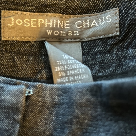 Josephine Chaus Woman Jeans Trousers Sz 16 straight leg pants - Picture 5 of 7